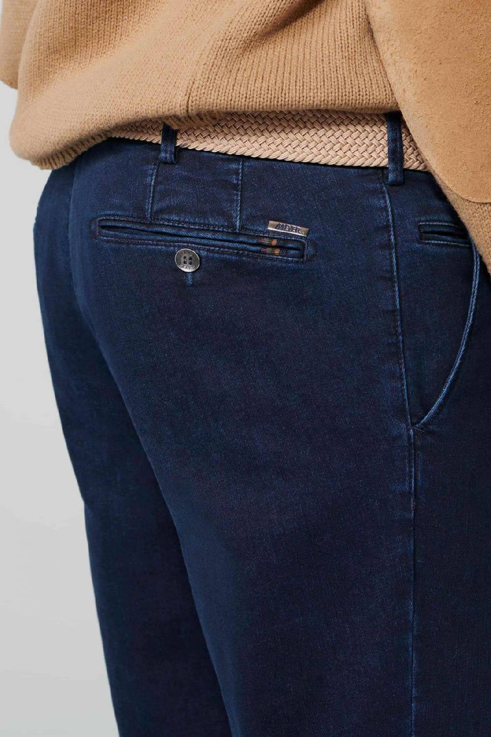 Meyer Jeans Meyer In Denim Tencel™ Dark Blu Stone Modern Fit