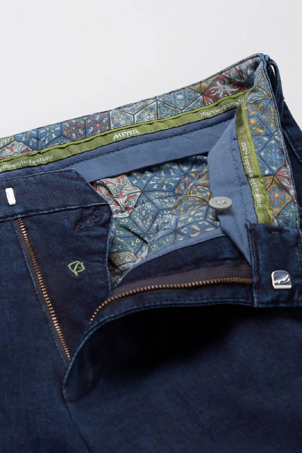 Meyer Jeans Meyer In Denim Tencel™ Dark Blu Stone Modern Fit