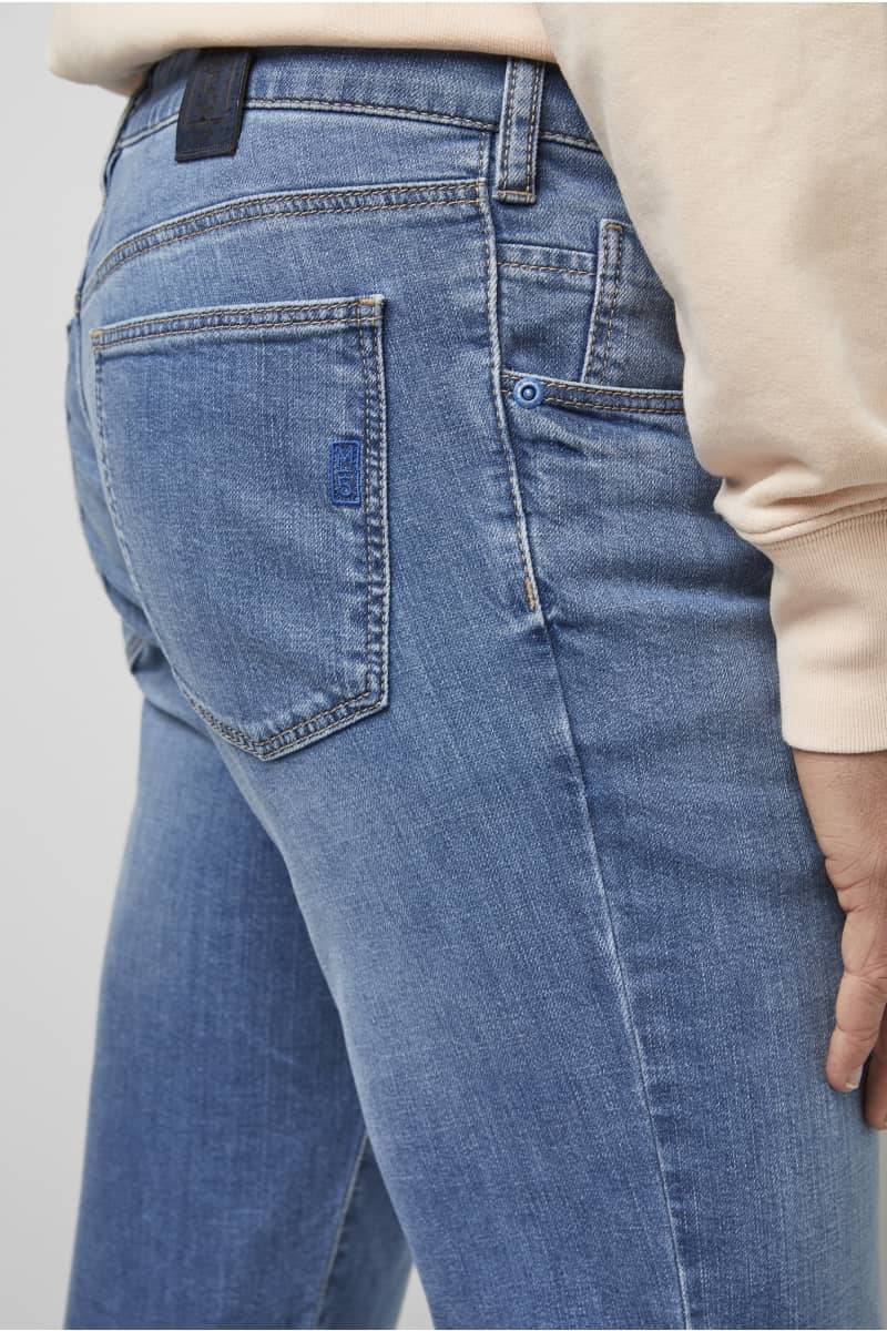 Meyer Jeans Slim Fit Denim Chiaro Stone Washed M5 By Meyer