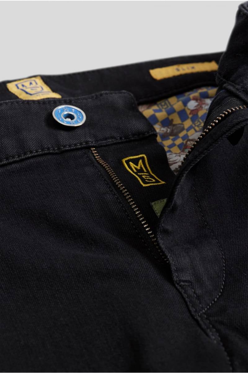 Meyer Jeans Slim Fit Nero Denim Stretch Bio M5 By Meyer