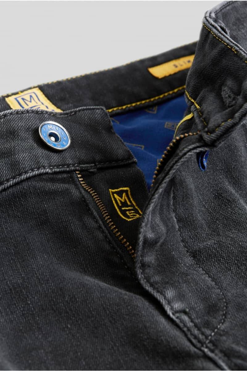 Meyer Jeans Slim Fit Nero Vintage Super Stretch M5 By Meyer