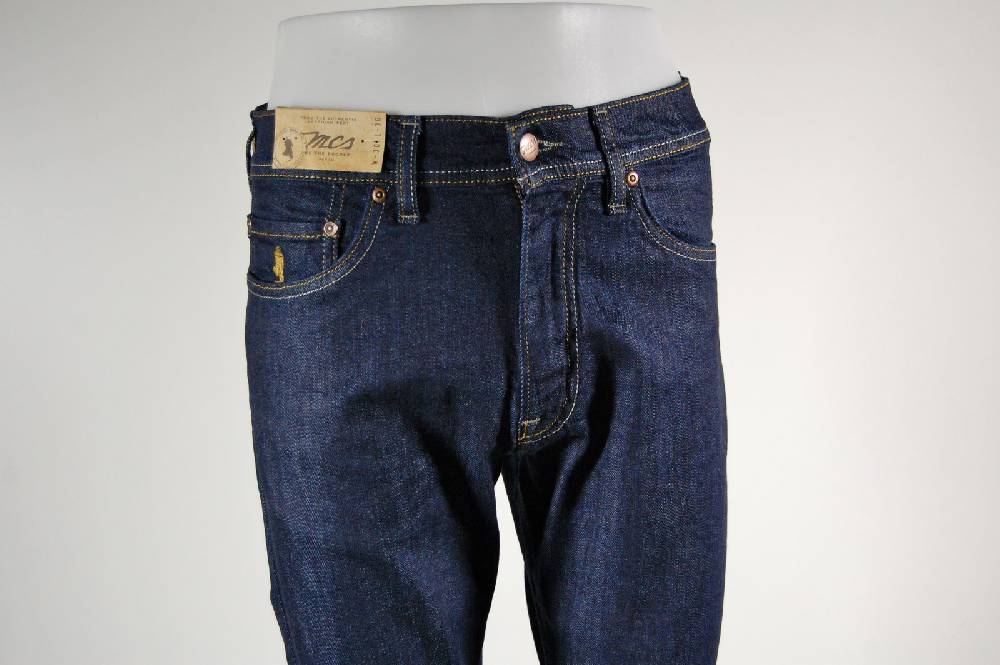 MCS Jeans Uomo Marlboro Classics Mcs Blu Denim Elasticizzato