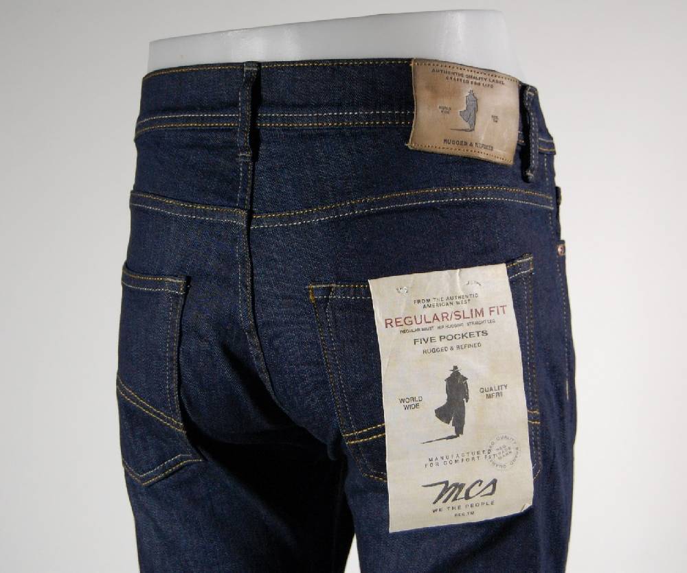 MCS Jeans Uomo Marlboro Classics Mcs Blu Denim Elasticizzato