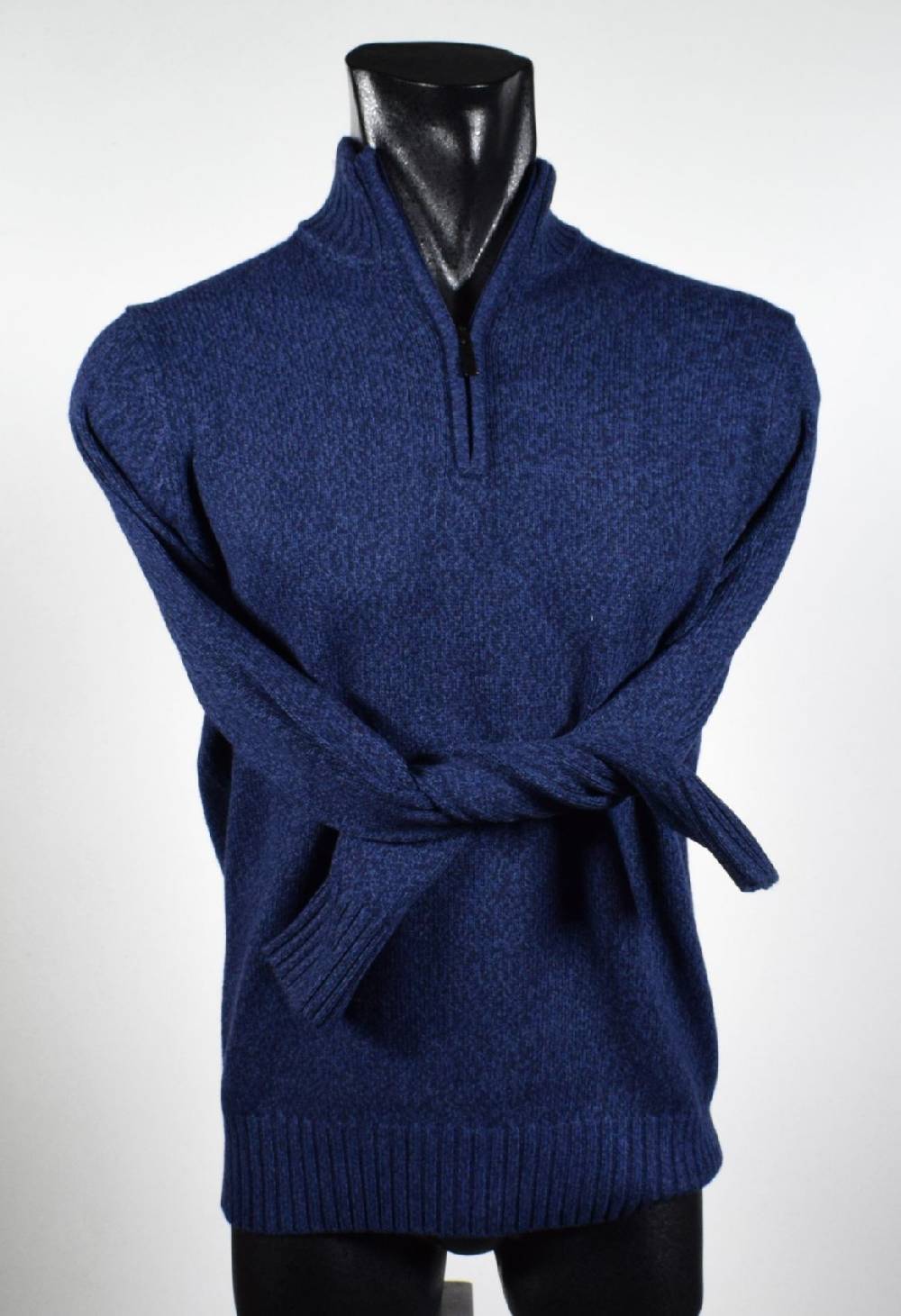 Cavalieri Milano Lupetto con zip cavalieri lana cashmere seta