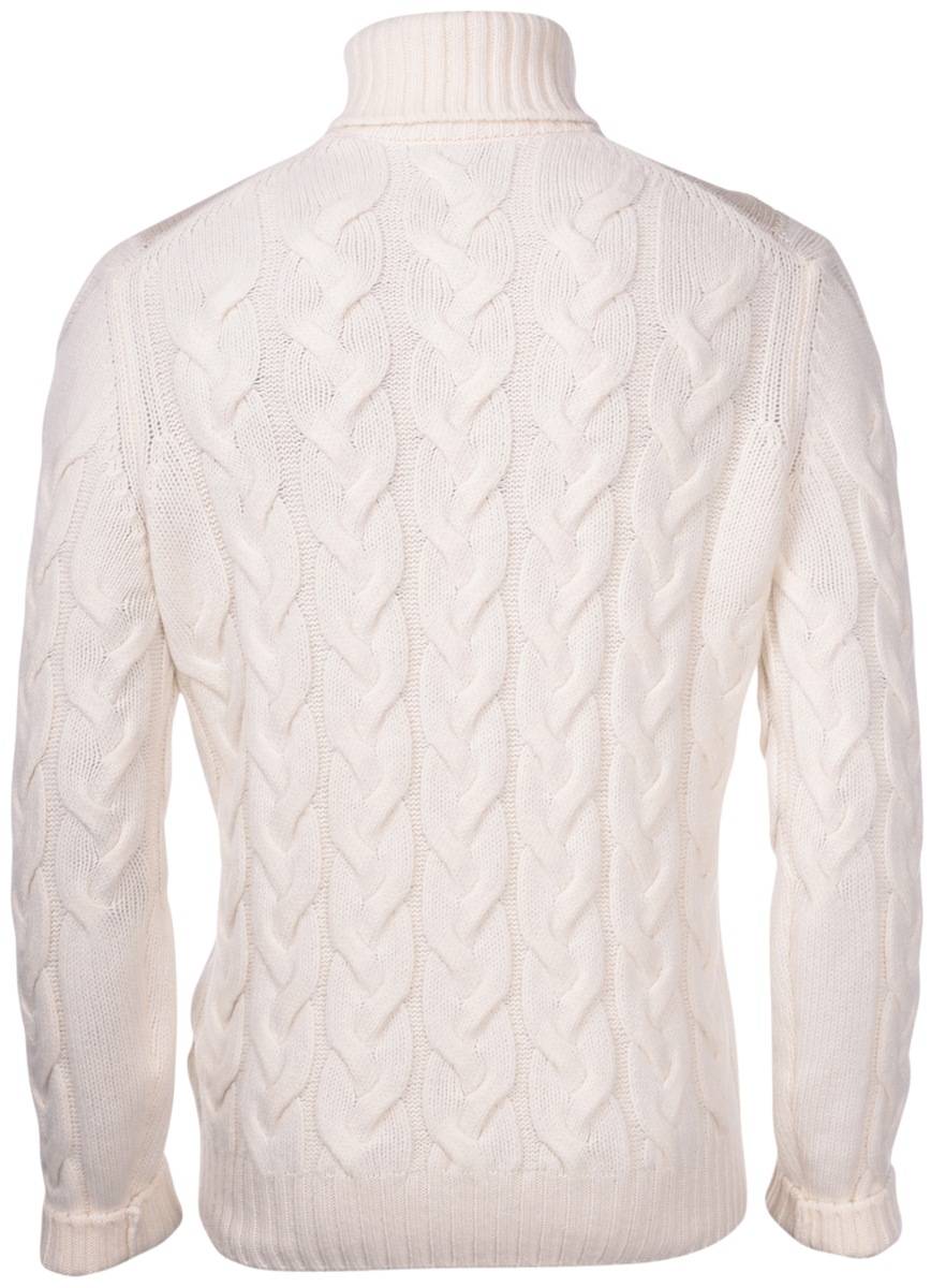 Gran Sasso Maglione A Dolcevita Gran Sasso Beige In Pura Lana Air Wool