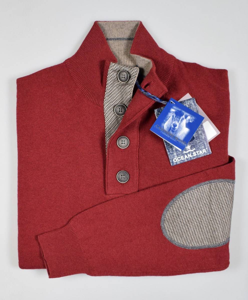 Ocean Star Maglione a lupetto ocean star misto cashmere in quattro colori