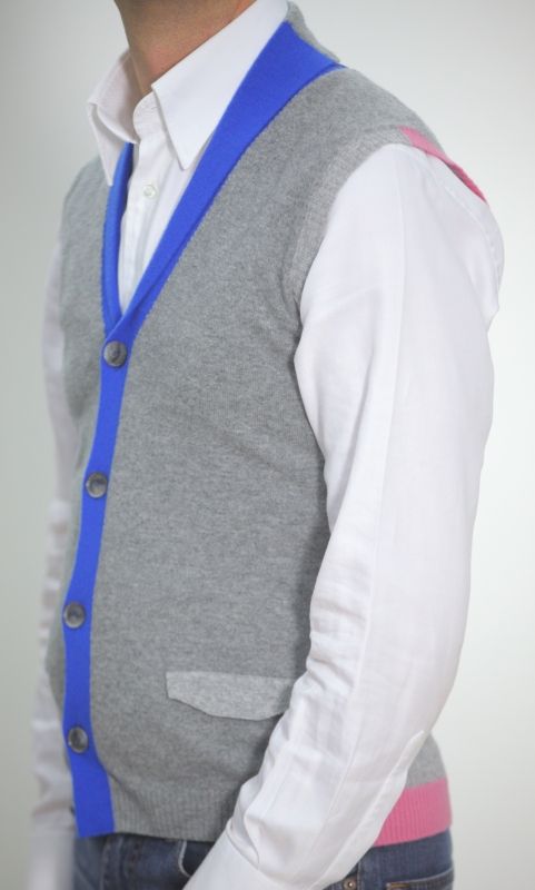 Daniele Fiesoli Maglione Gilet Slim Fit Daniele Fiesoli