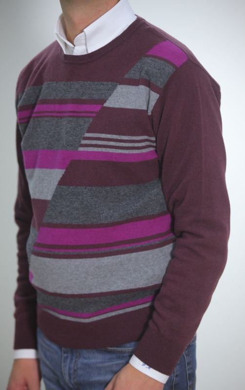 Bramante Maglione Giro Collo Bramante Cashmere Lana