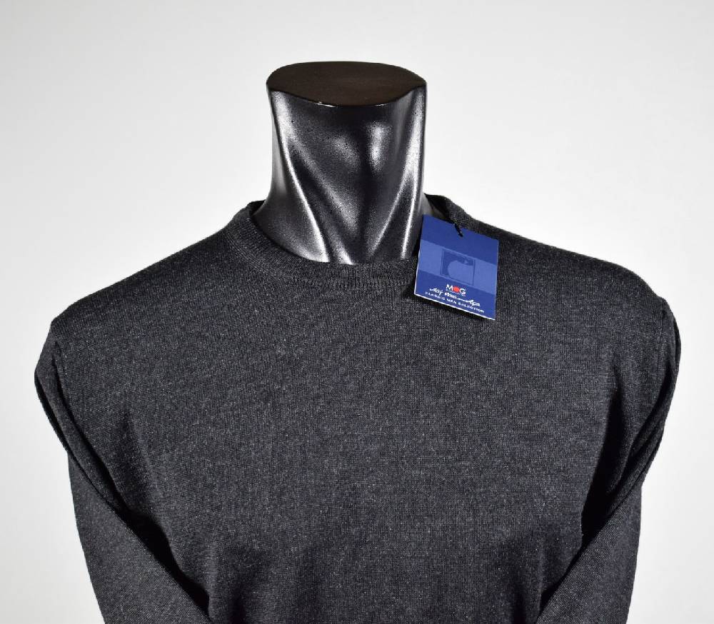 MG Maglione Giro Collo Con Toppe In Lana Pettinata Mg Boys In Quattro Colori