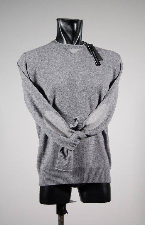 Join By MG Maglione Girocollo Con Toppe Misto Cashmere