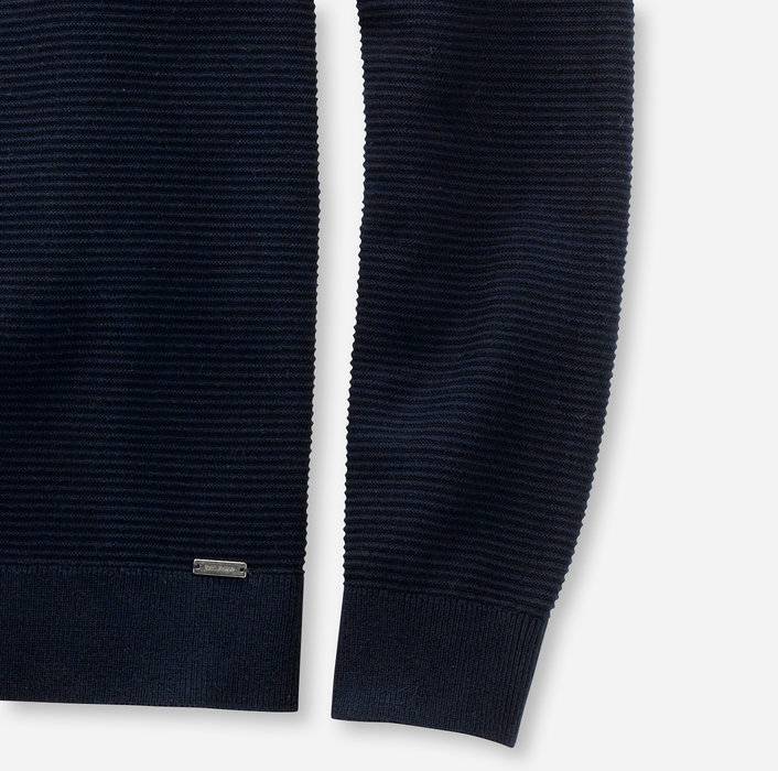 Olymp Maglione Girocollo Olymp Blu In Cotone Bio Modern Fit