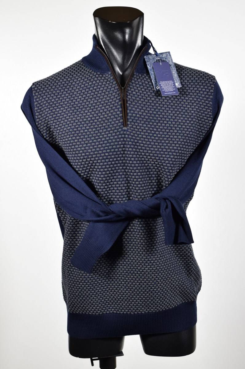 Ocean Star Maglione lupetto con zip ocean star fantasia Jacquard