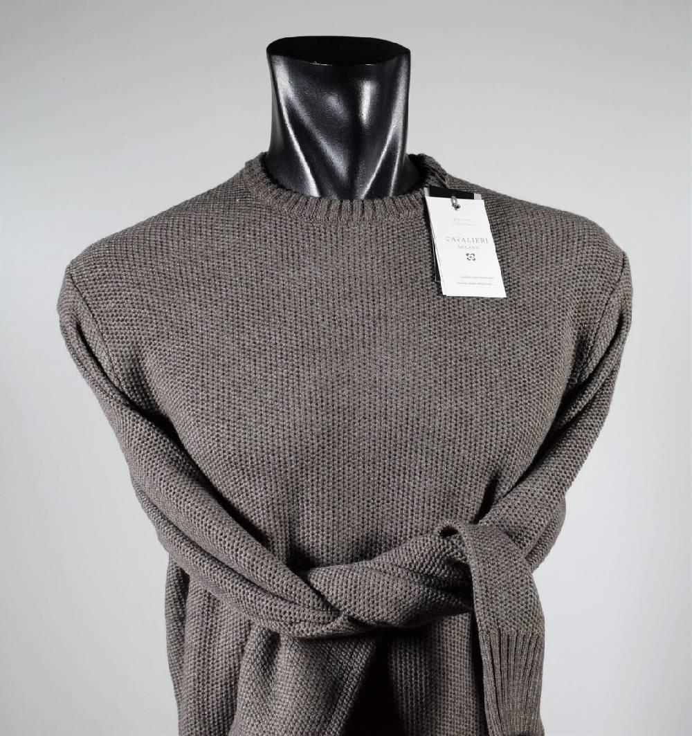 Cavalieri Milano Maglione Paricollo Noce Cavalieri Milano Modern Fit
