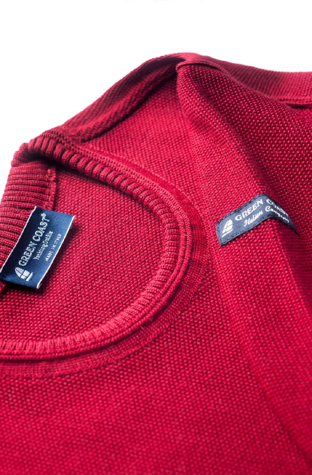 Green Coast Maglione Regular Fit A Giro Collo Bordo' Green Coast Made In Italy