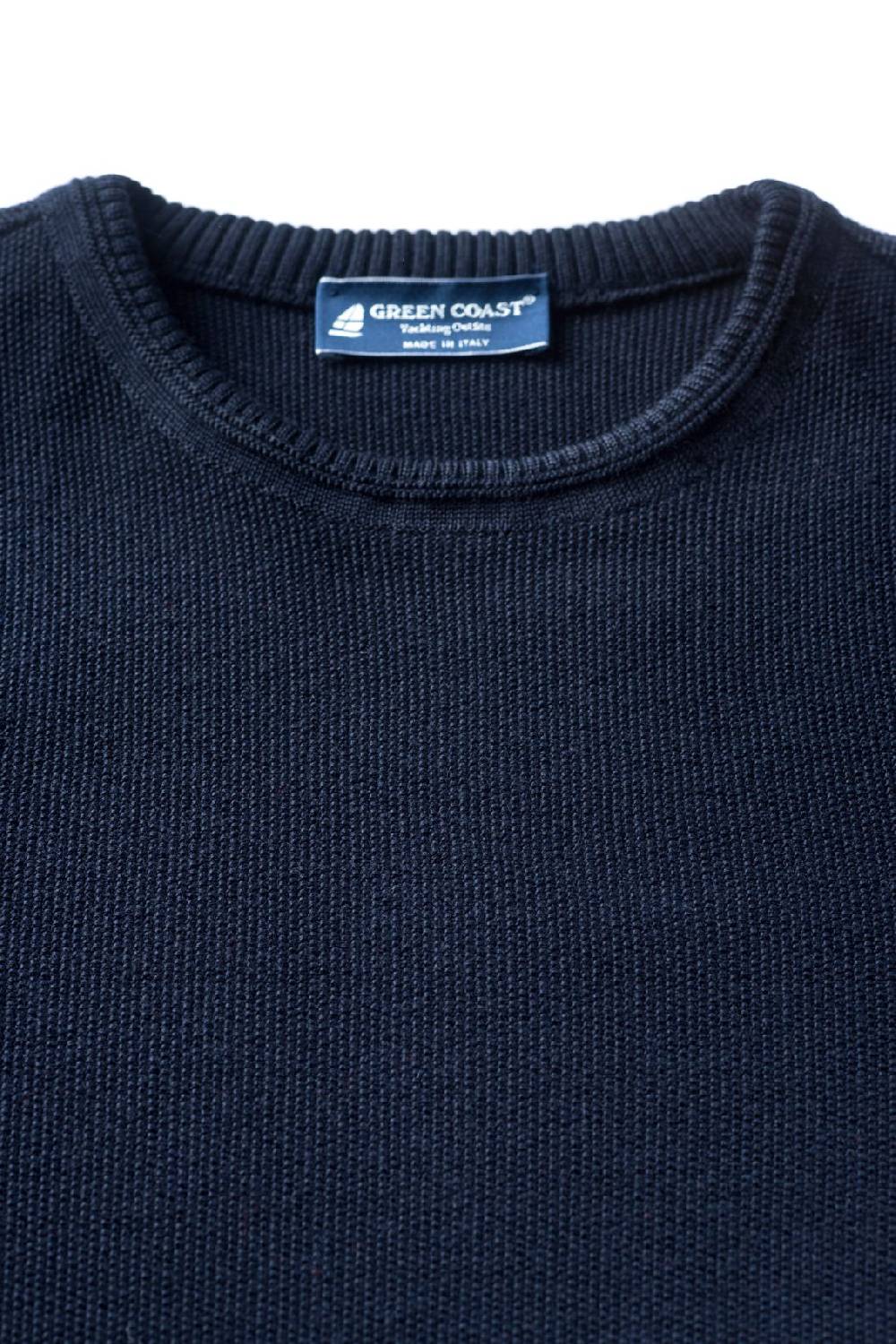 Green Coast Maglione Regular Fit A Girocollo Blu Green Coast Made In Italy