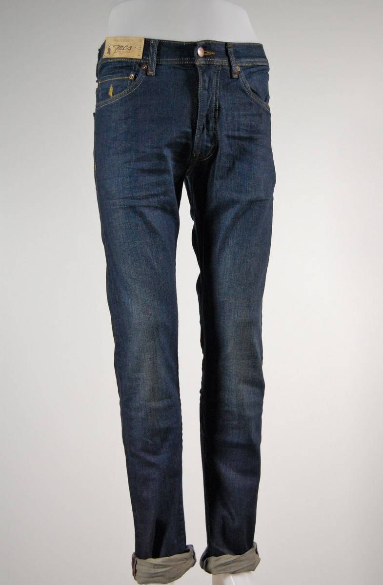 MCS Jeans Mcs Cotone Stretch Con Risvolti
