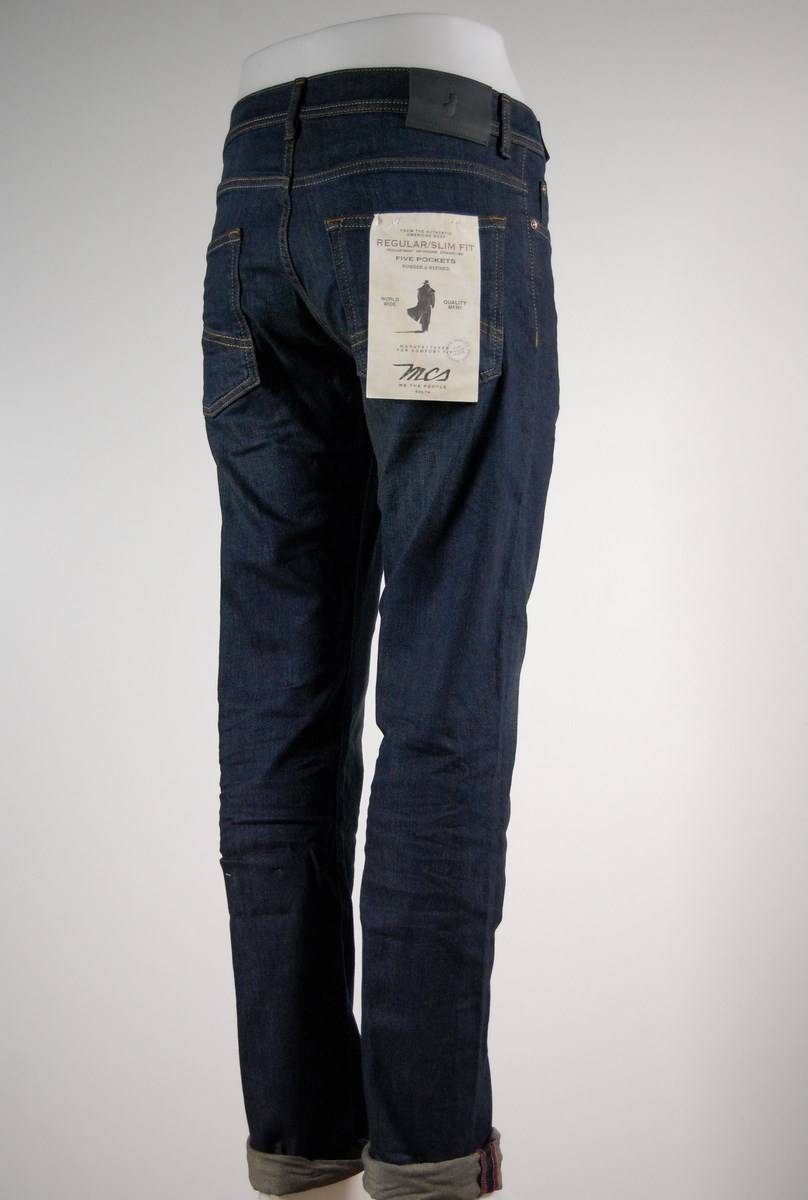 MCS Jeans Mcs Cotone Stretch Con Risvolti