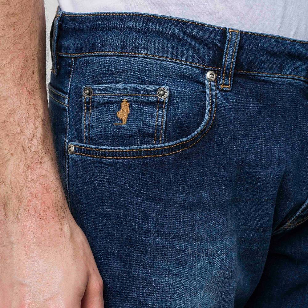 MCS Jeans Mcs Neon Blu Denim Lavaggio Leggero