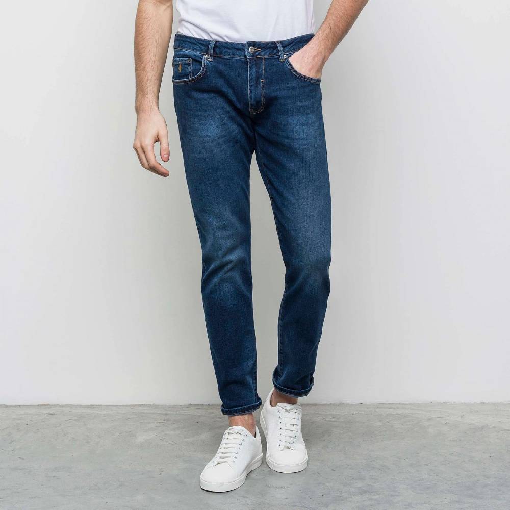 MCS Jeans mcs neon blu denim lavaggio leggero