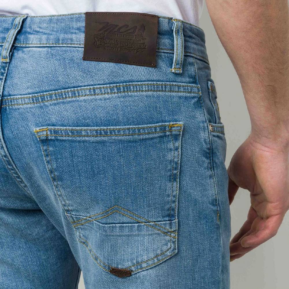 MCS Jeans Mcs Regular Fit Denim Chiaro Stretch