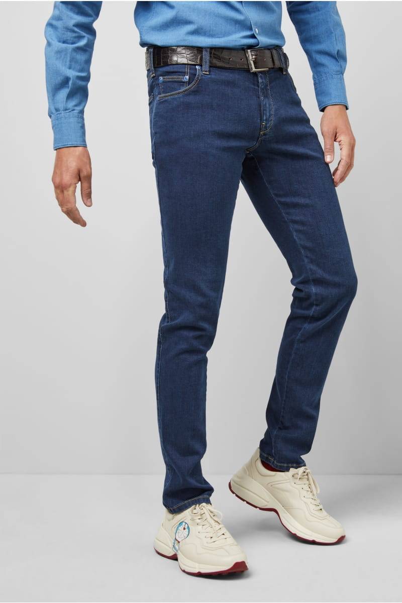 Meyer Jeans blu super slim fit stretch m5 by meyer