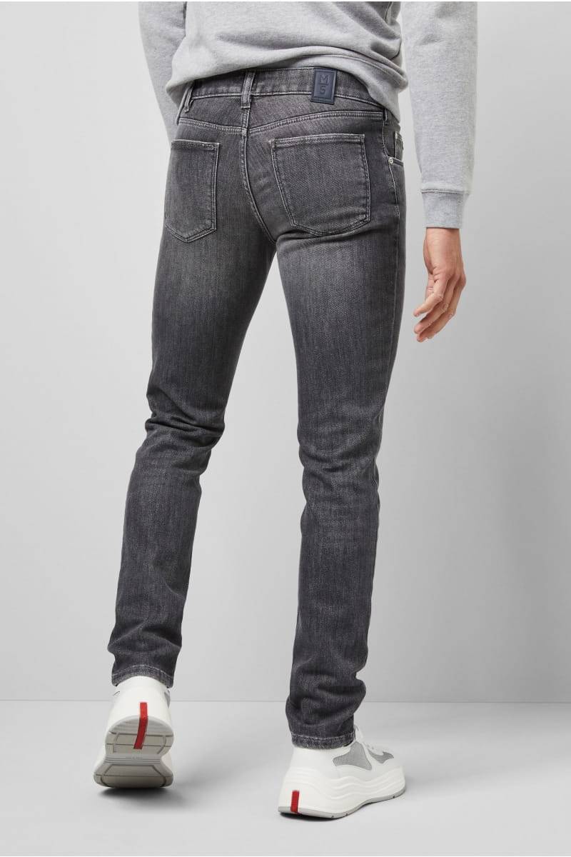 Meyer Jeans Grigio Lavato Super Slim M5 By Meyer