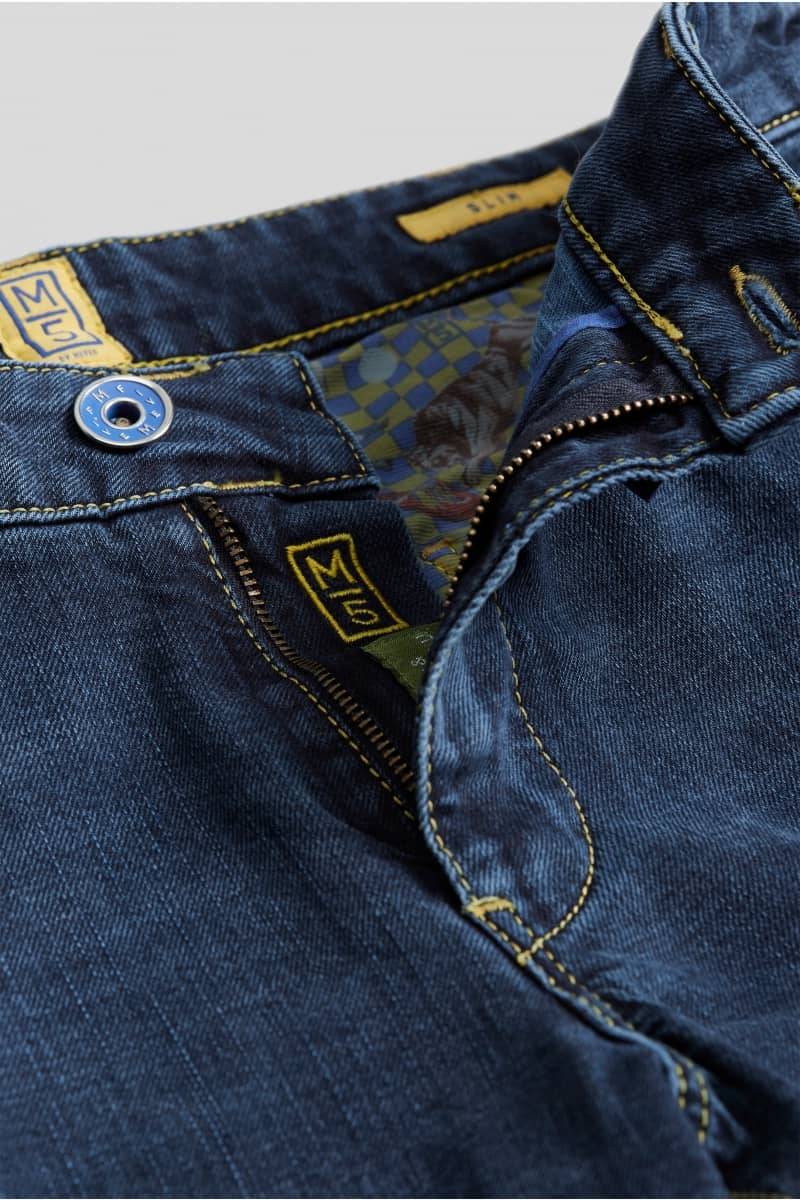 Meyer Jeans Slim Fit Blu Stone Washed M5 By Meyer