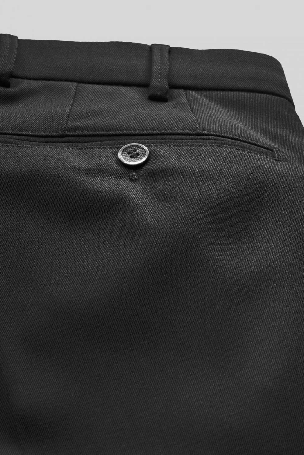 Meyer Pantalone Meyer Nero In Twill Teflon Stretch