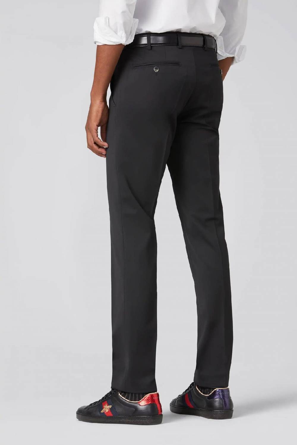 Meyer Pantalone Nero Meyer Travel Twill Modern Fit