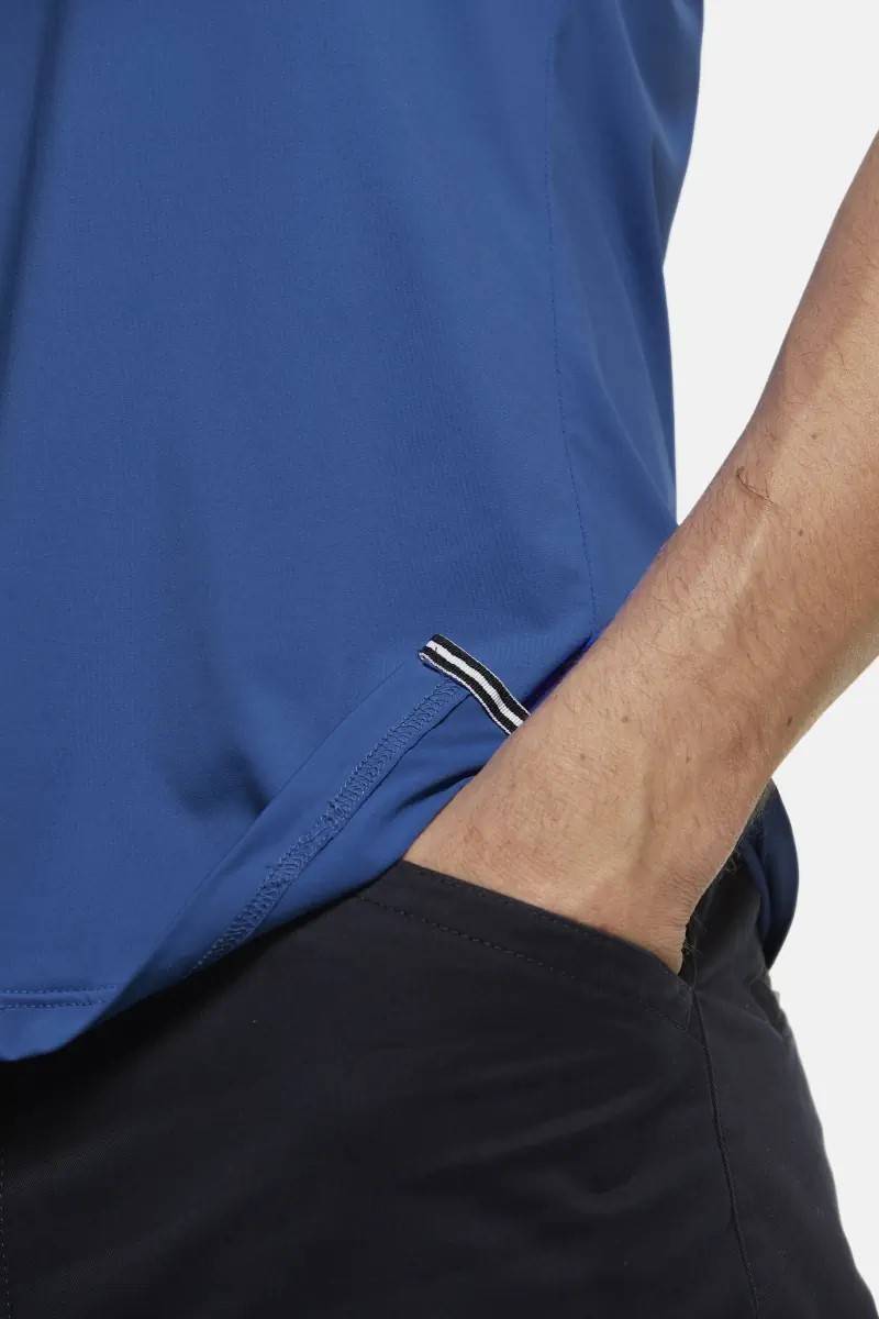 Meyer Polo Meyer Blu Tessuto Performante Tecnico