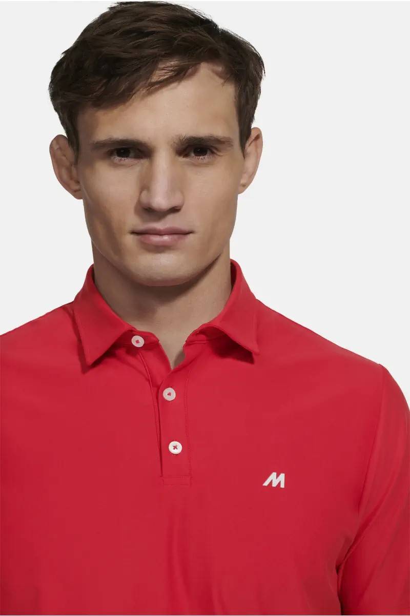 Meyer Polo Meyer Rossa Tessuto Performante Tecnico