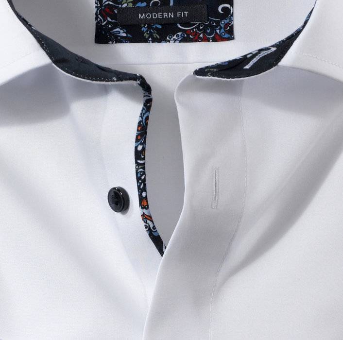 Olymp Camicia Bianca Modern Fit Olymp Luxor