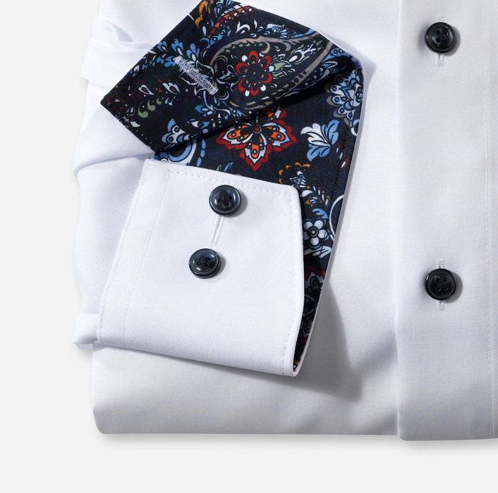 Olymp Camicia Bianca Modern Fit Olymp Luxor