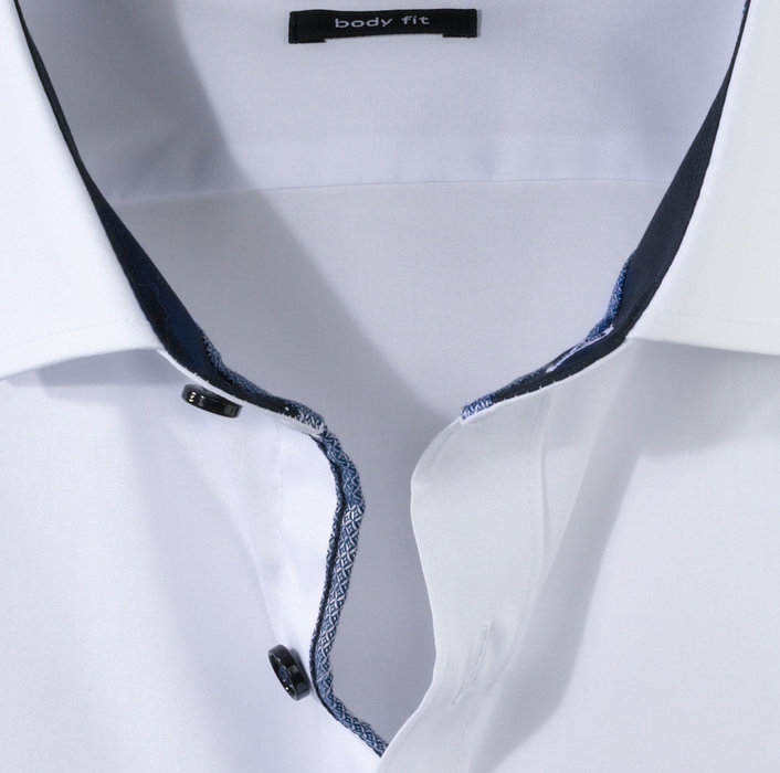 Olymp Camicia Bianca Slim Fit Olymp Level Five