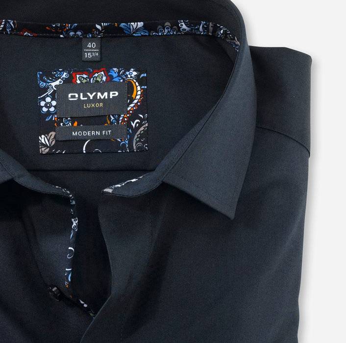 Olymp Camicia Blu Modern Fit Olymp Luxor