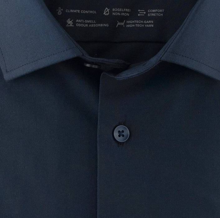 Olymp Camicia Blu Olymp Dynamic Flex Modern Fit