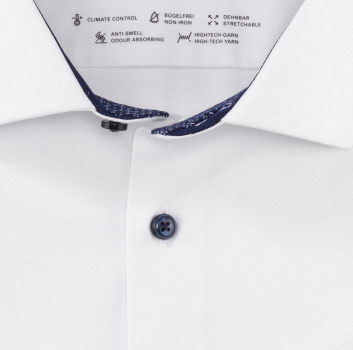 Olymp Camicia Olymp Bianca Dynamic Flex Modern Fit