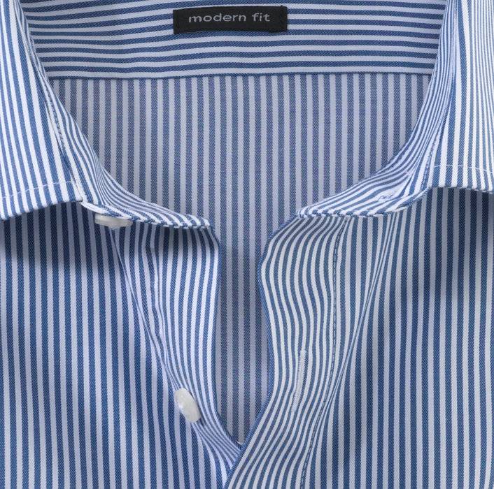 Olymp Camicia Olymp Modern Fit A Righe Azzurro