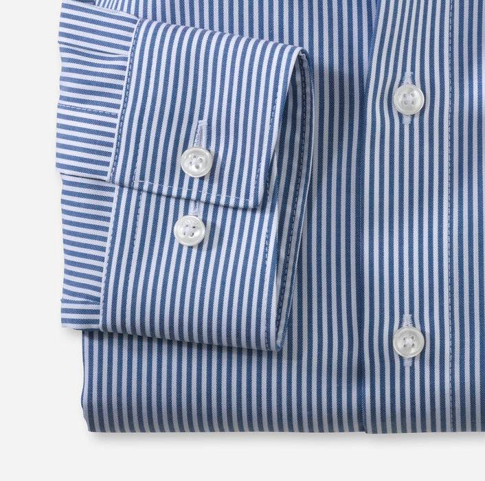 Olymp Camicia Olymp Modern Fit A Righe Azzurro