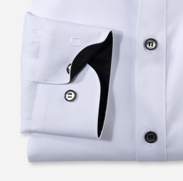 Olymp Camicia Slim Fit Bianca Olymp Level Five