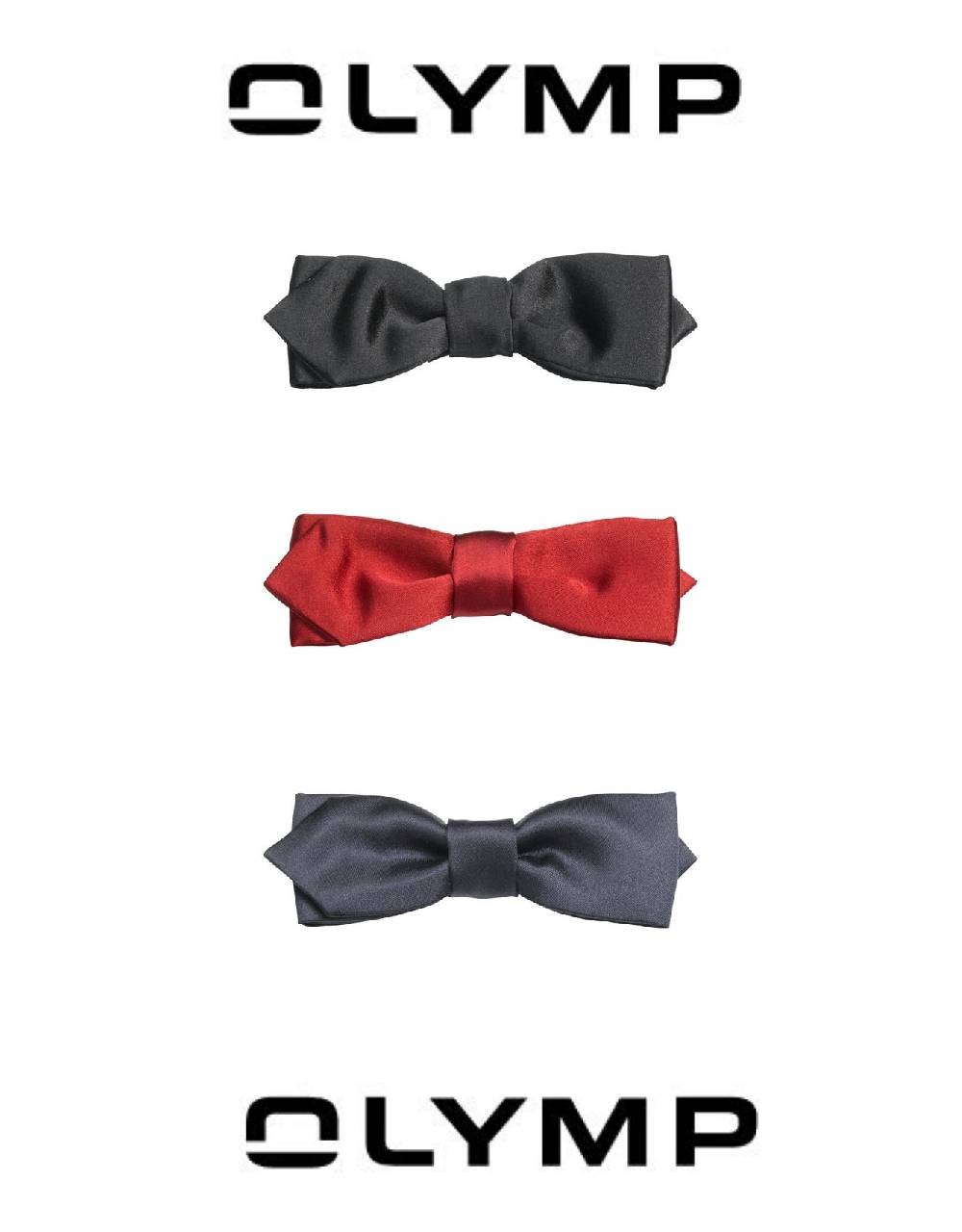 Olymp Papillon slim tinta unita olymp in pura seta