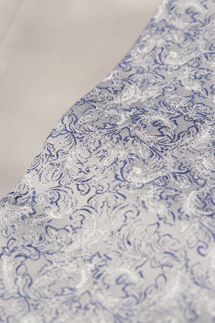 Digel Panciotto Elegante Cerimonia Digel Grigio Perla Con Blu