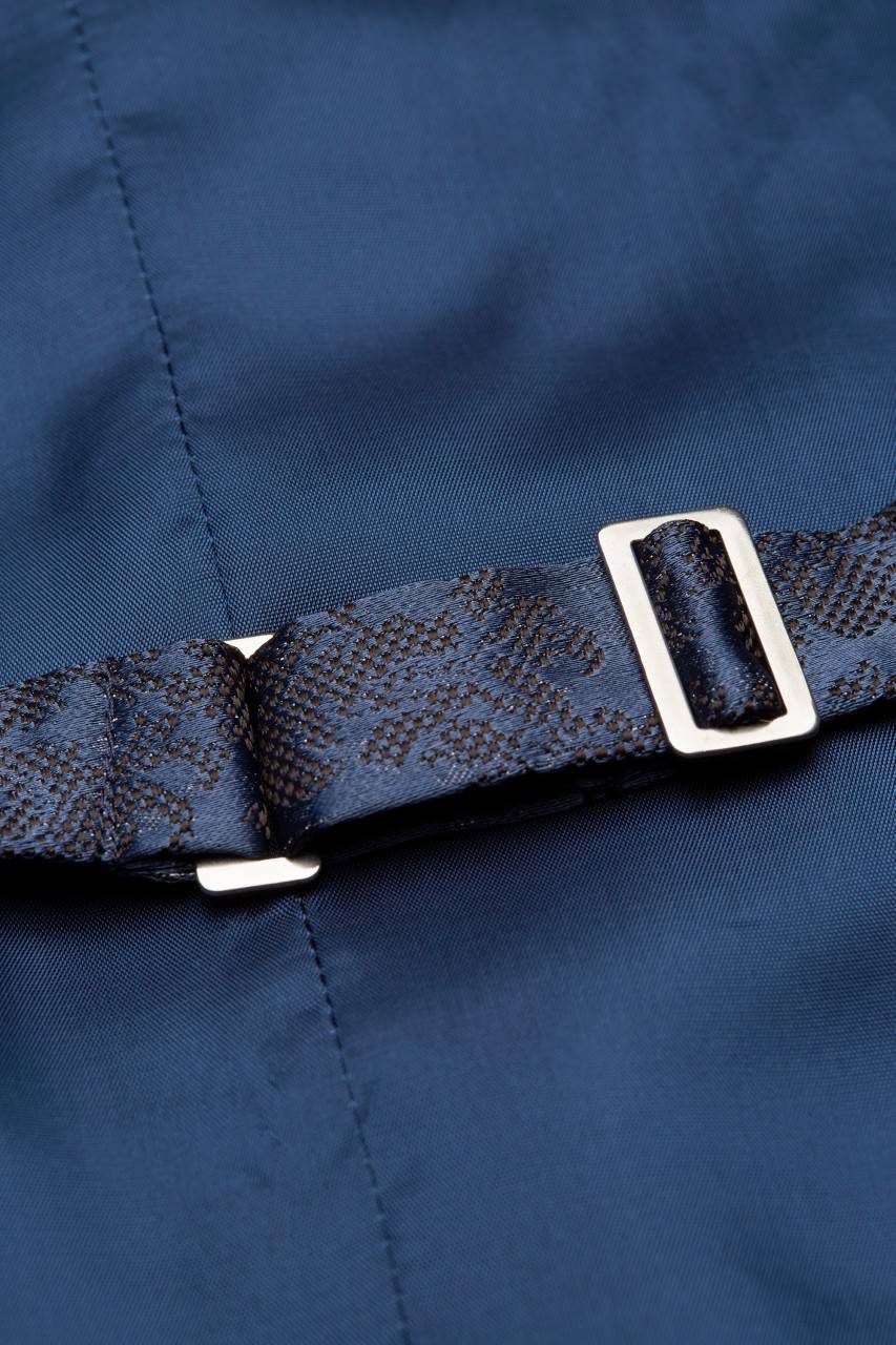 Digel Panciotto Gilet Blu Completo Di Cravatta E Pochette Digel Cerimonia