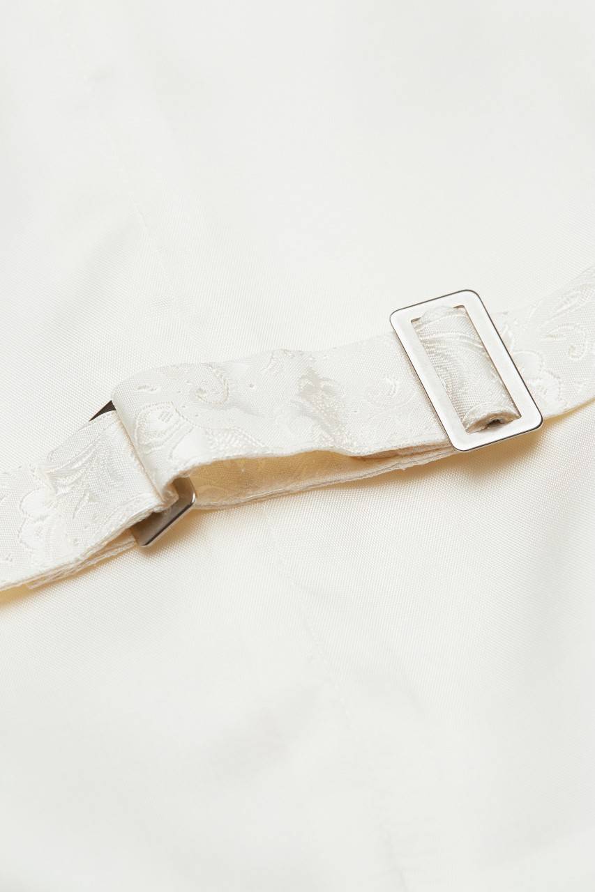 Digel Panciotto Gilet Completo Di Cravatta E Pochette Ecru Digel