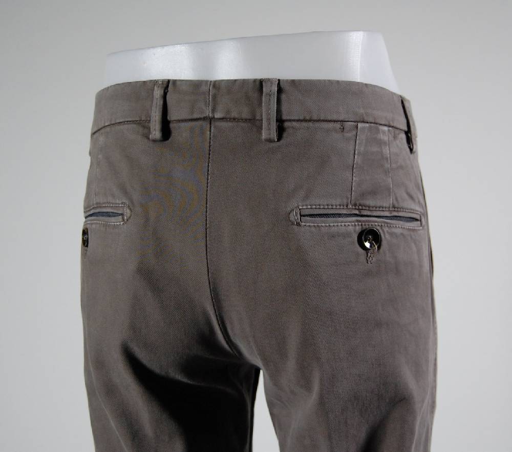 B Settecento Pantalone B700 In Gabardina Stretch Slim Fit Quattro Colori