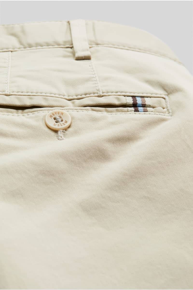 Meyer Pantalone Beige Meyer In Cotone Fairtrade Modern Fit