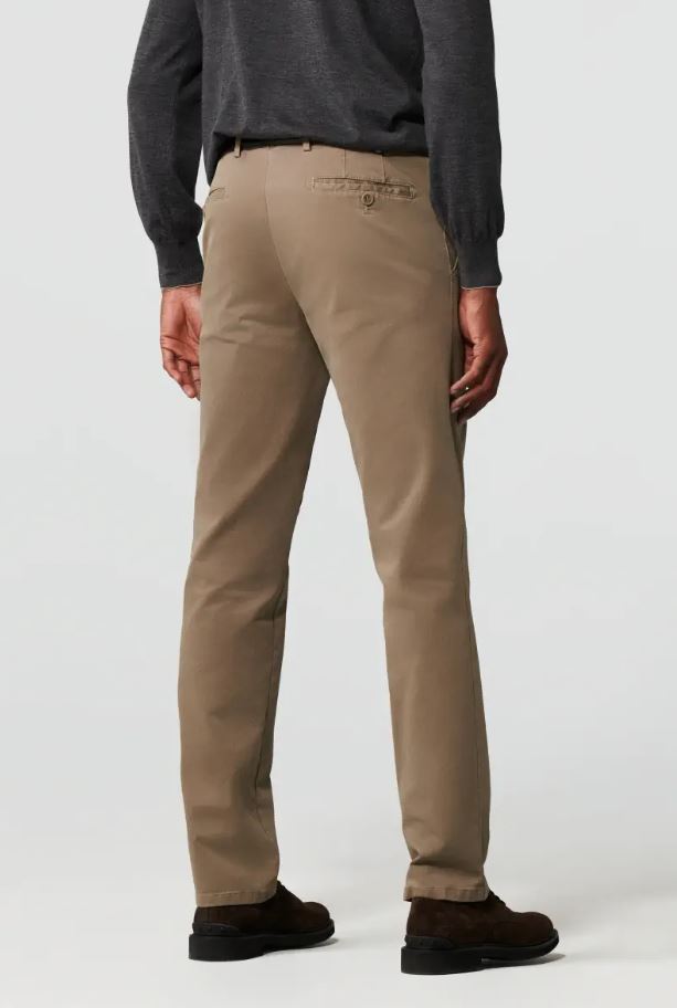 Meyer Pantalone Beige Meyer In Cotone Stretch Drop Quattro Comfort Fit