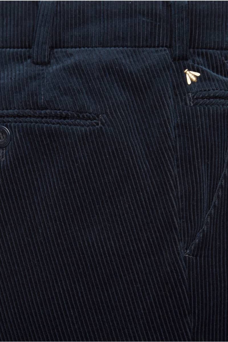 Meyer Pantalone Blu Meyer In Velluto A Coste Luxury Modern Fit