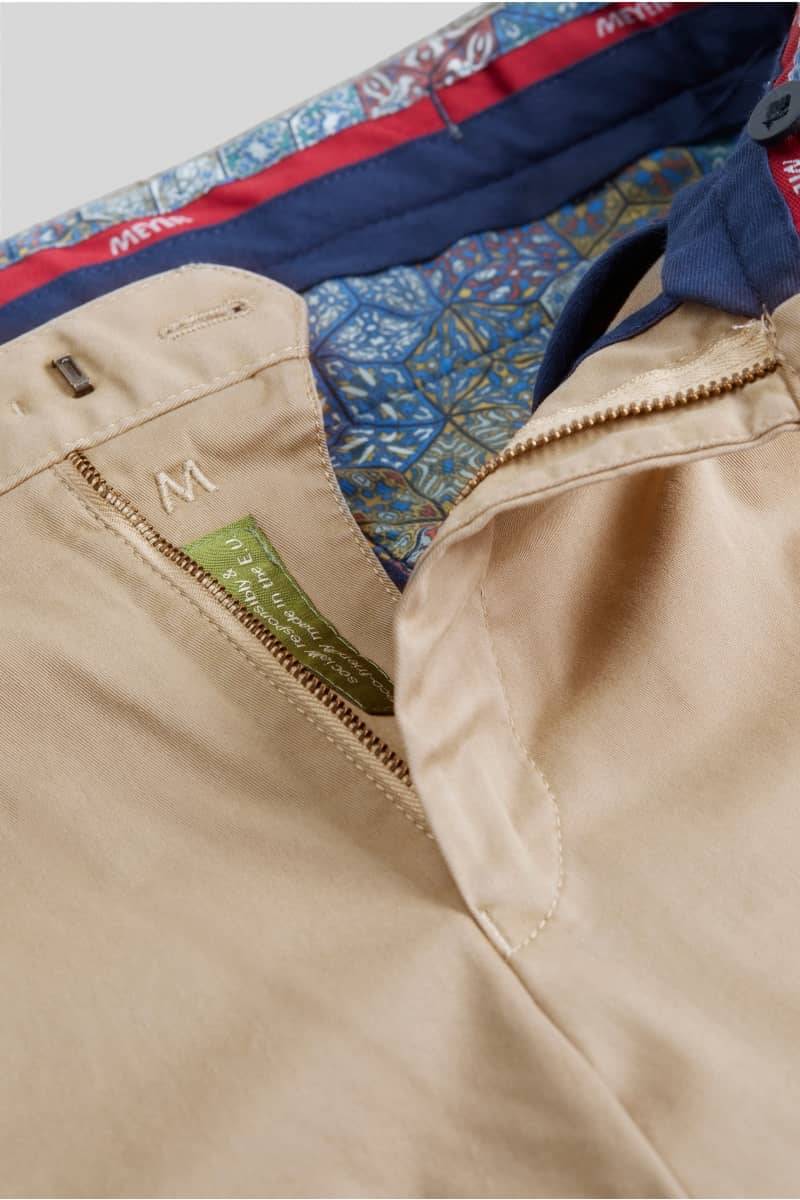 Meyer Pantalone Cammello Meyer In Cotone Fairtrade Modern Fit