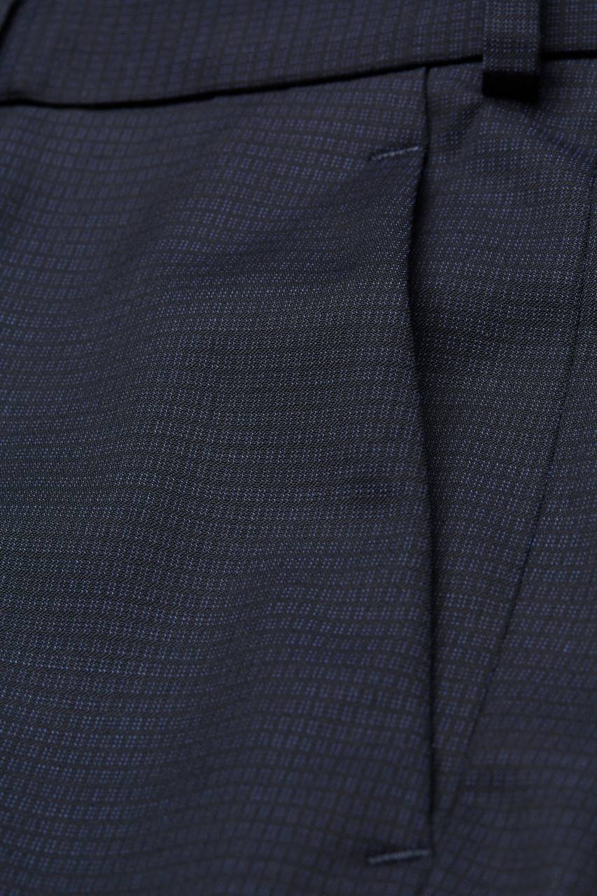 Digel Pantalone Digel Blu Con Micro Disegno Drop Sei Modern Fit